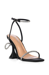 AZALEA WANG RENATA BLACK STILETTO SANDAL