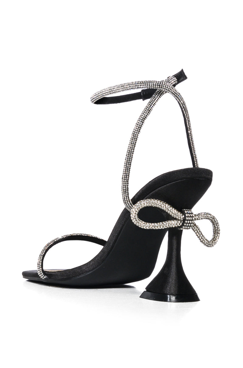 AZALEA WANG RENATA BLACK STILETTO SANDAL