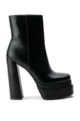 AZALEA WANG RUN AWAY CHUNKY BOOTIE IN BLACK