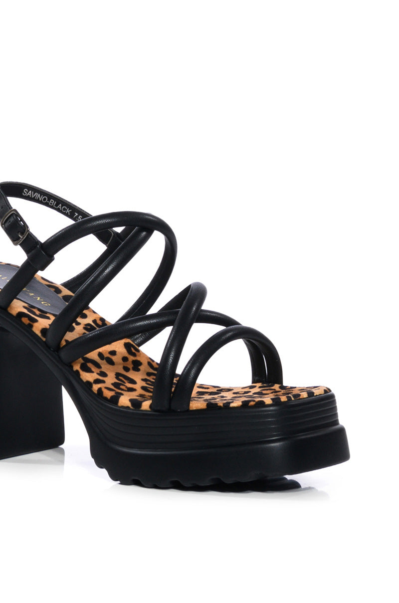 AZALEA WANG SAVINO CHUNKY SANDAL