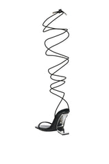 AZALEA WANG FERNANDA SWOOP HEEL SANDAL