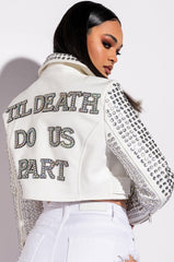 TIL DEATH DO WE PART MOTO JACKET