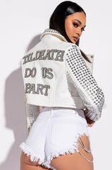 TIL DEATH DO WE PART MOTO JACKET