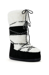 AZALEA WANG VALENTINA SUEDE BOOT IN BLACK