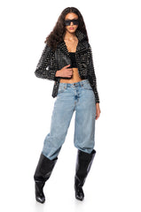 AZALEA WANG VEPPLIN STUDDED MOTO