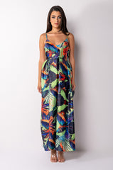BABES OF PARADISE SATIN MAXI DRESS