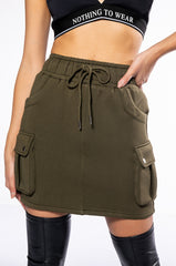 BACK TO BASICS SCUBA CARGO MINI SKIRT