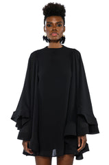 BAD ROMANCE RELAXED DRAPE MINI DRESS
