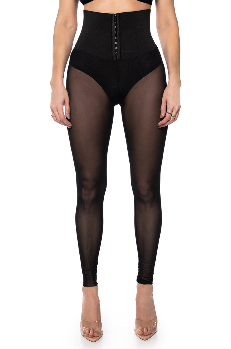 BAD THING MESH CORSET LEGGING
