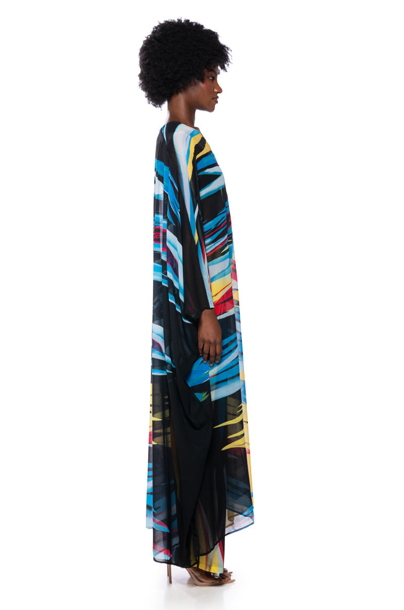 BAHAMA MAMA LONG SLEEVE TUNIC TOP