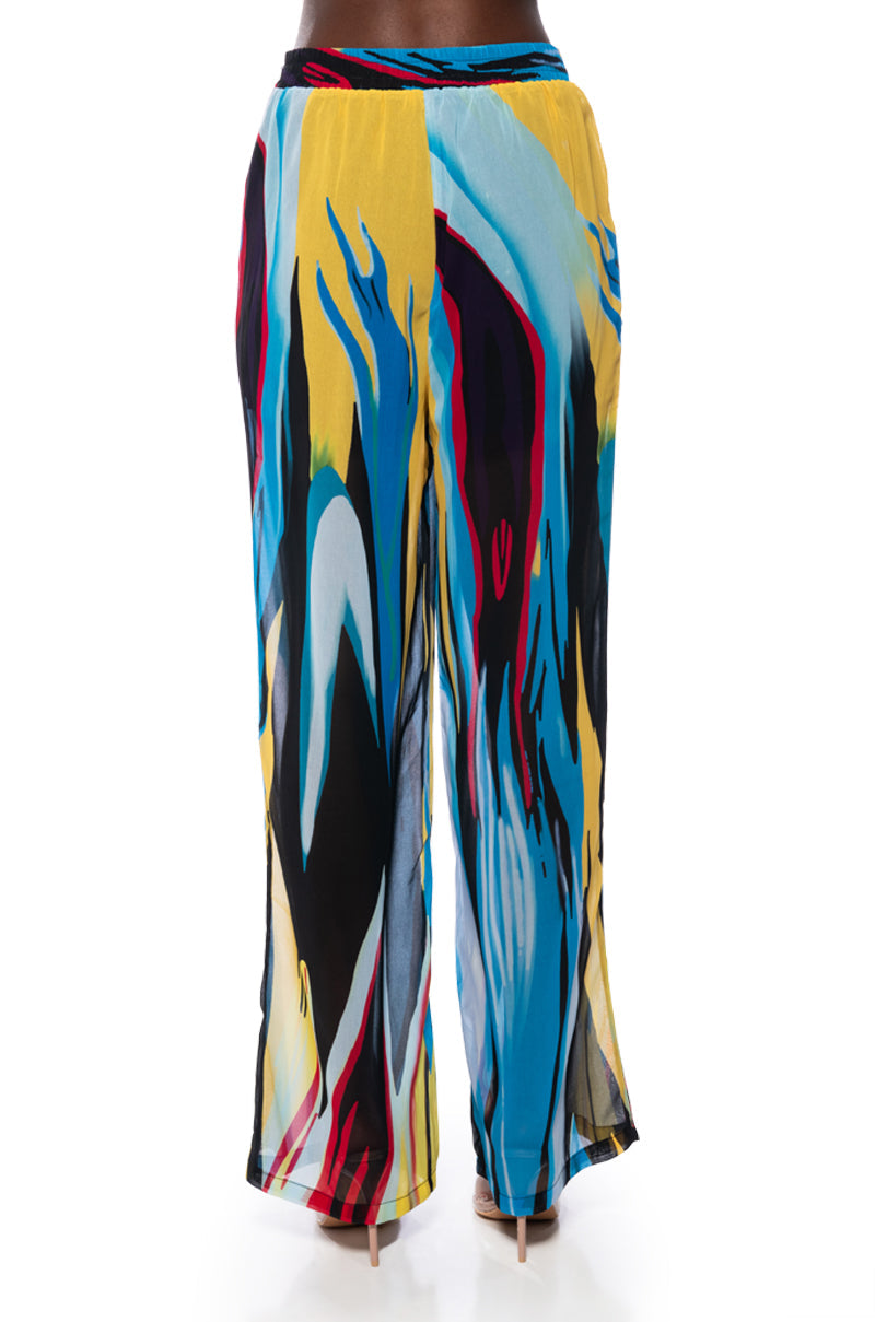 BAHAMA MAMA PALAZZO WIDE LEG PANT