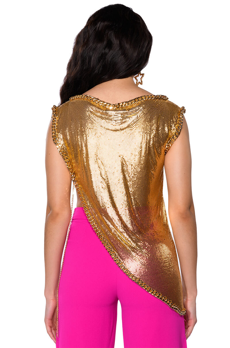 BASH METALLIC PU BOOTY SHORT