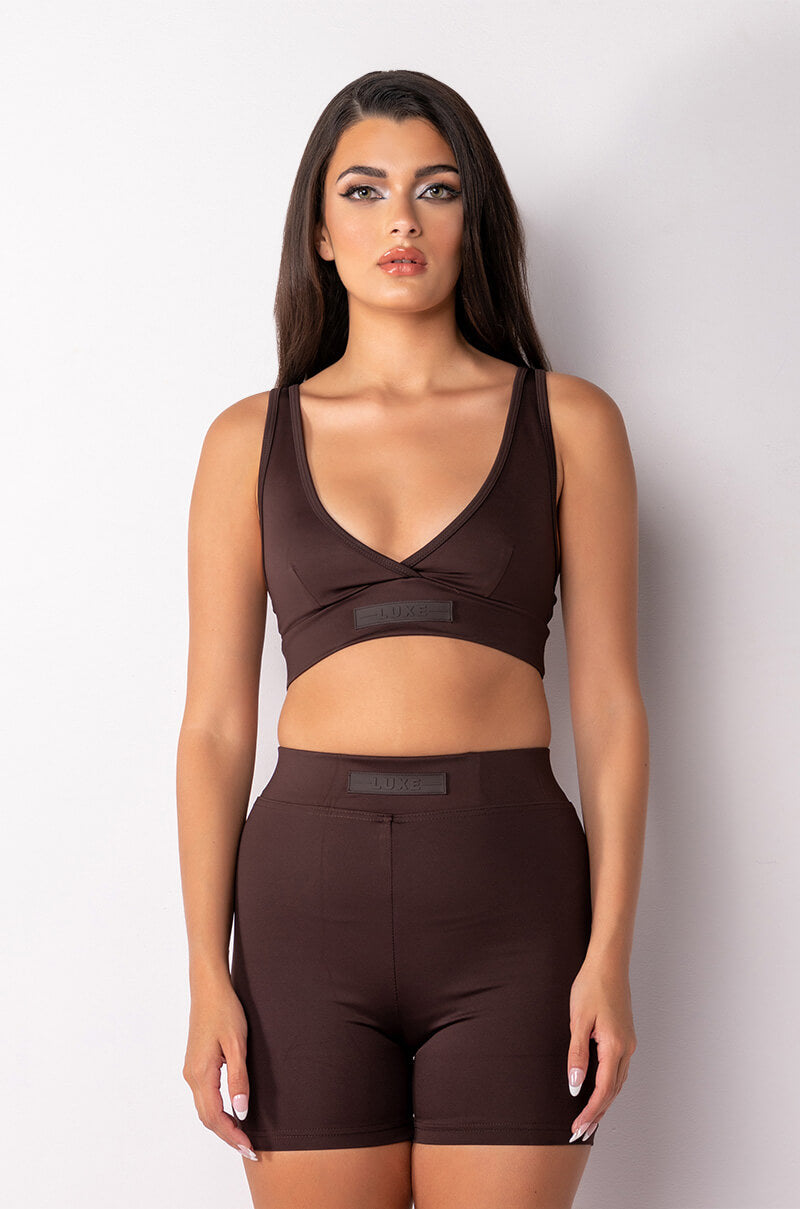 BASIC LUXE MOCHA BRALETTE