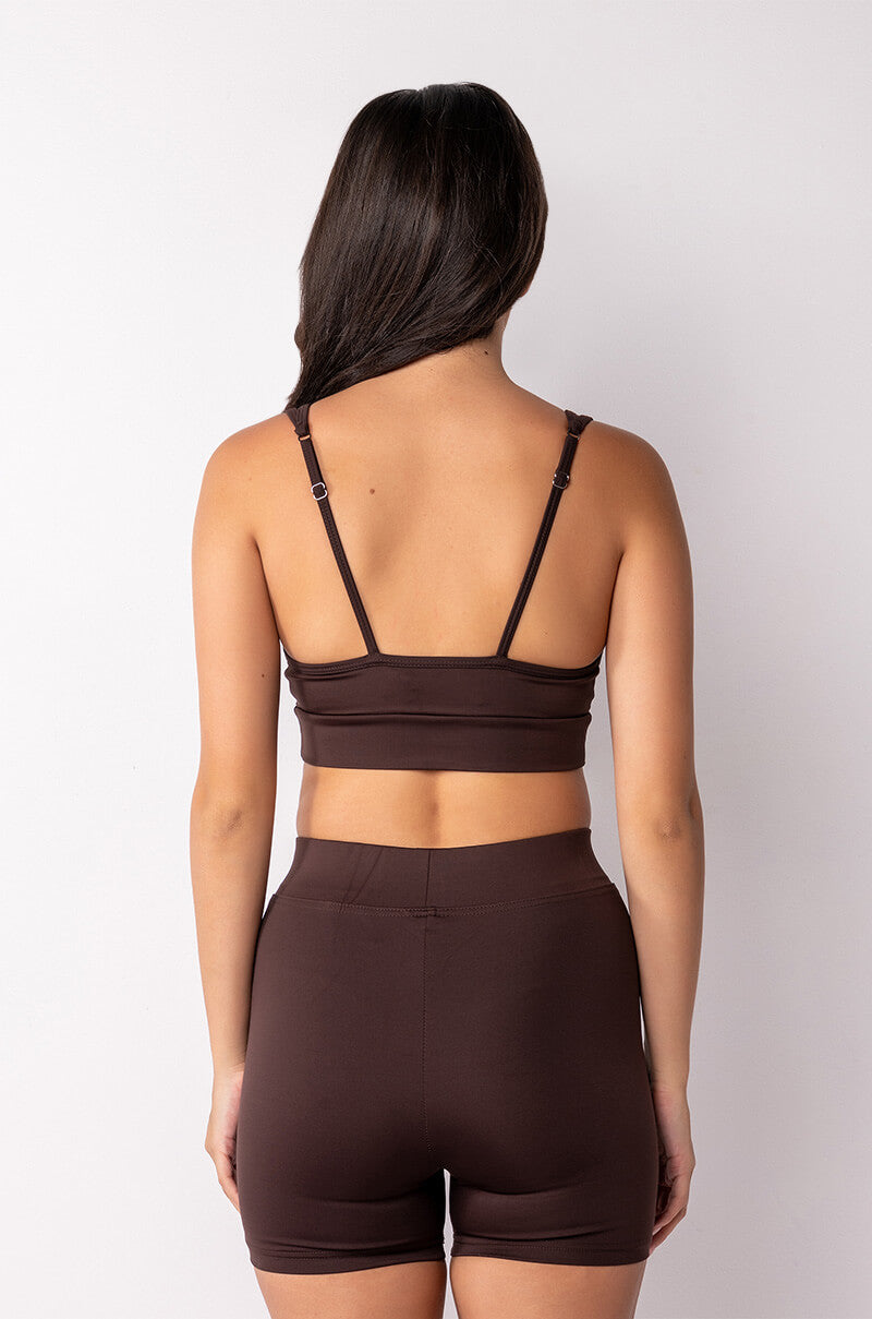 BASIC LUXE MOCHA BRALETTE