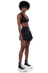 ITS THE PAXTON LUXE PLEATED SKORT IN BLACK