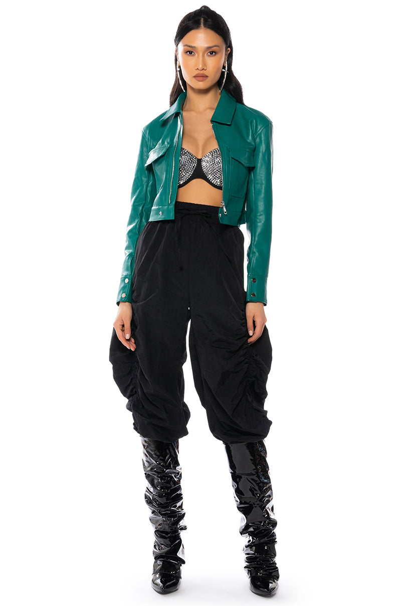 BASSEY DOUBLE FRONT POCKET MOTO