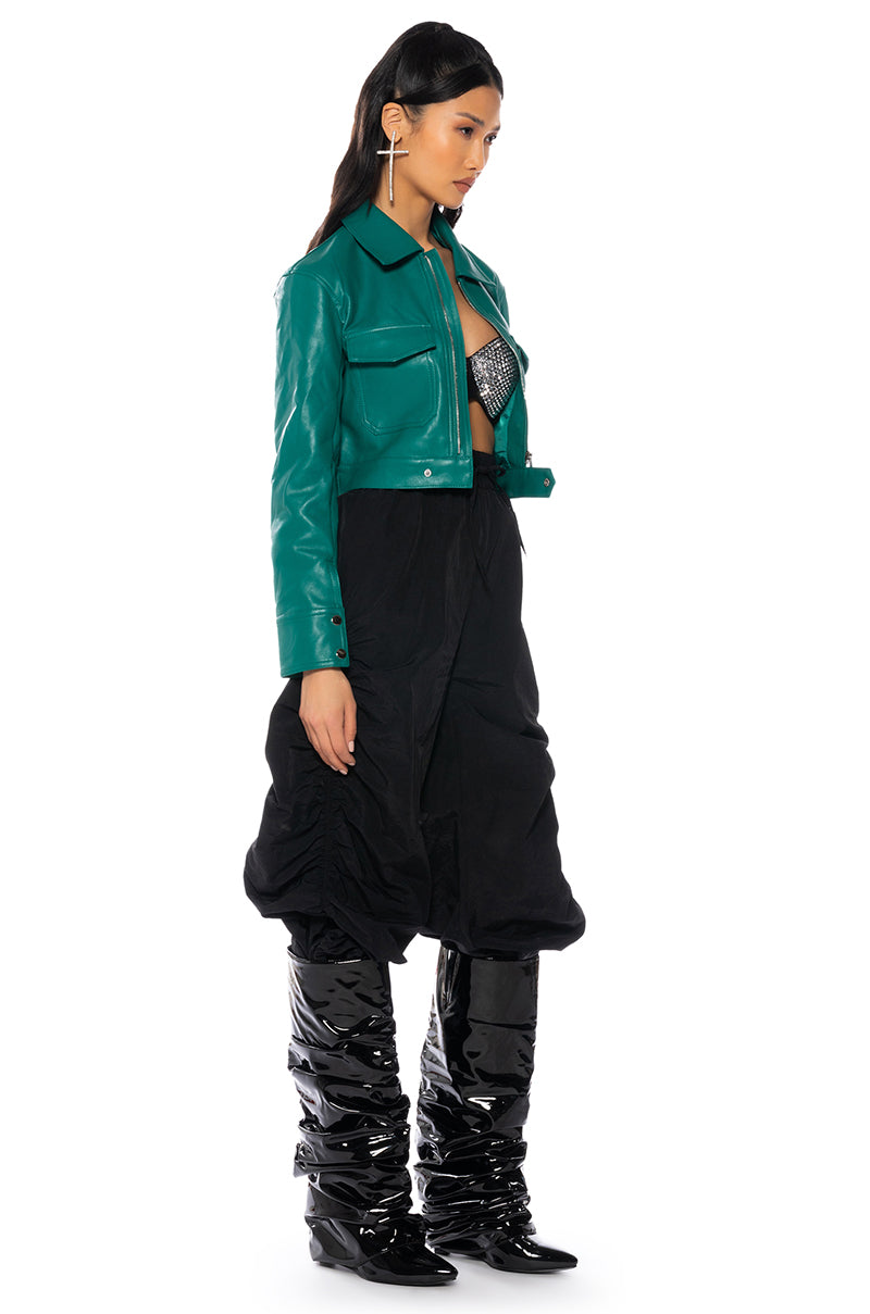 BASSEY DOUBLE FRONT POCKET MOTO