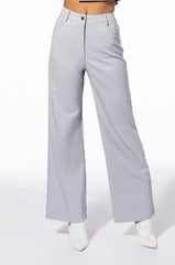 BE ABOUT IT FAUX LEATHER WIDE LEG PANTS