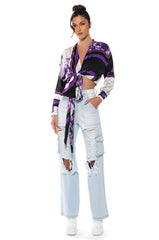 BE REAL DISTRESSED CARGO HIGH RISE JEANS