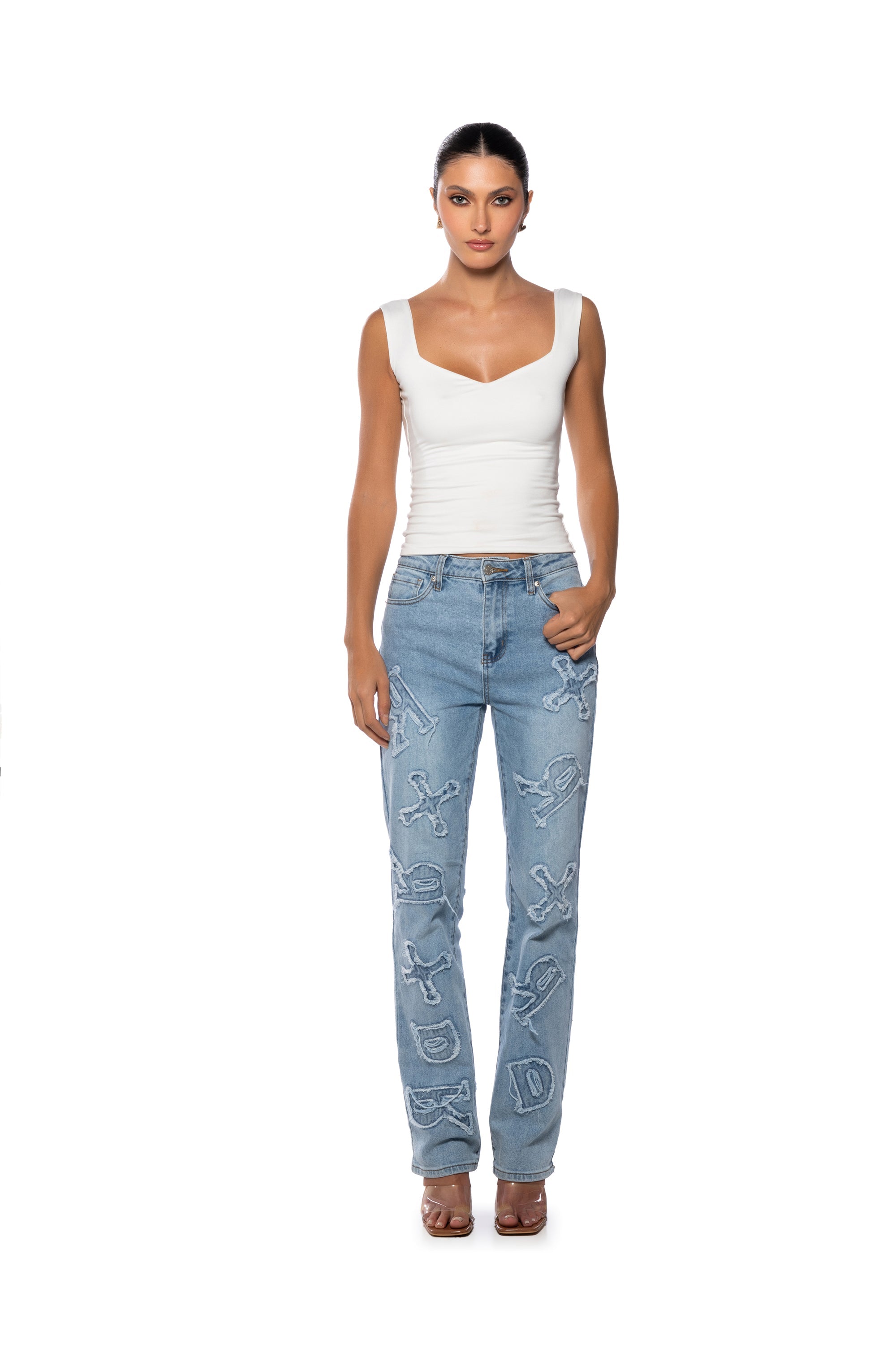 BE YOURSELF RELAXED FIT DENIM