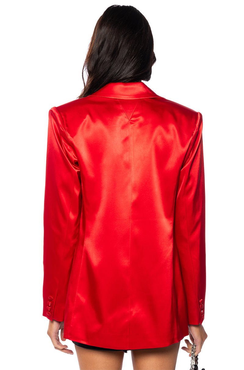 BECCA SATIN LUXE BLAZER