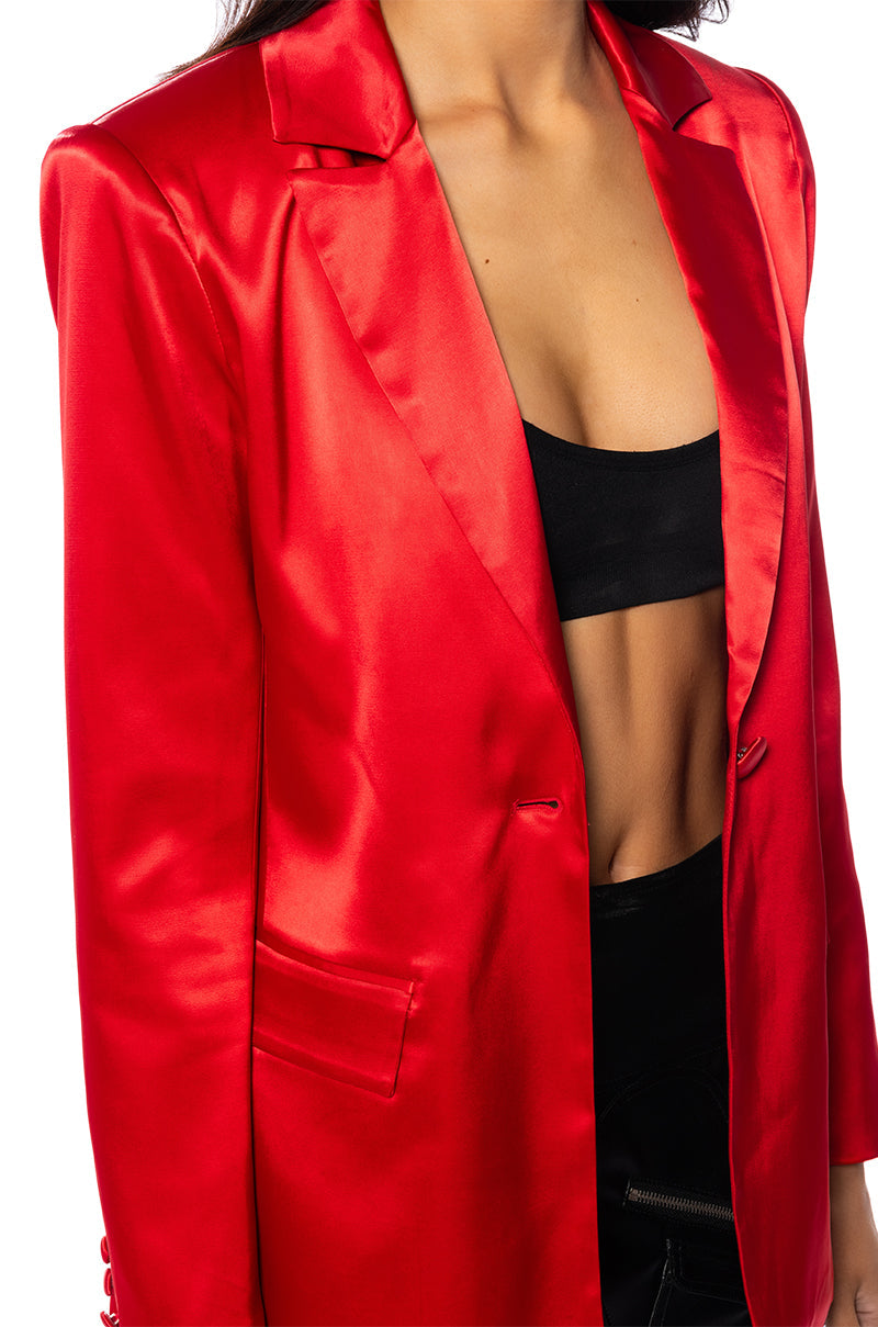 BECCA SATIN LUXE BLAZER