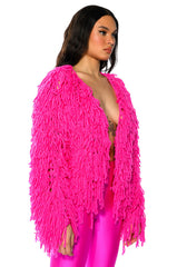BEFORE I LOVE U FRINGE CARDIGAN