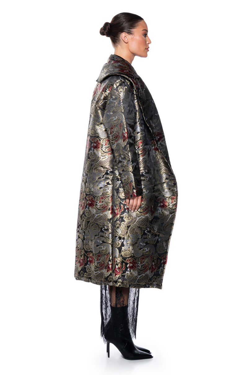 PEOPLE CHOICE BROCADE WINTER COAT