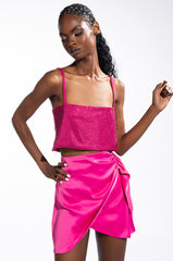 BELLA DONNA RHINESTONE CROP TOP