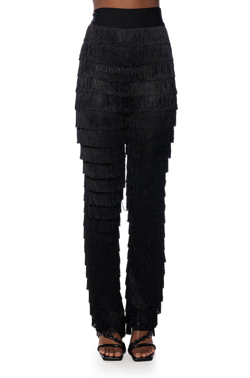 BEST EVER FRINGE WIDE LEG PANT
