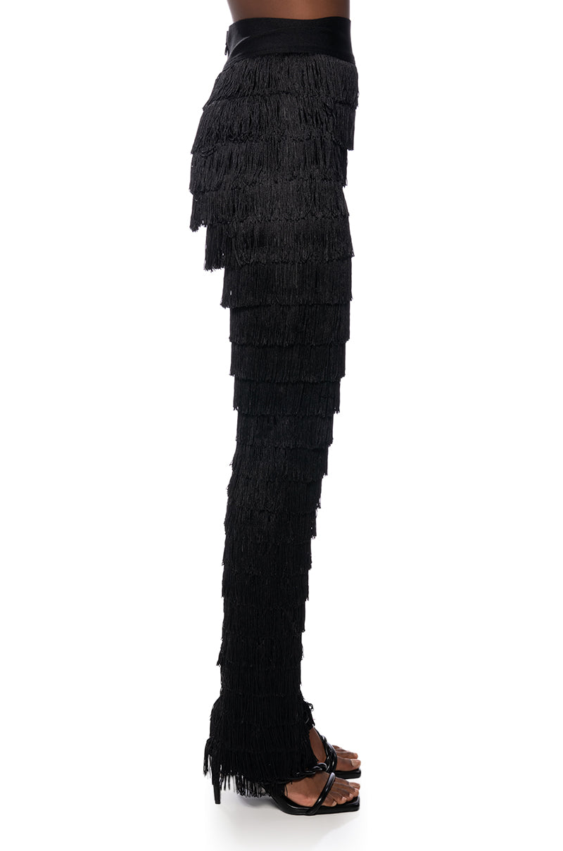 BEST EVER FRINGE WIDE LEG PANT