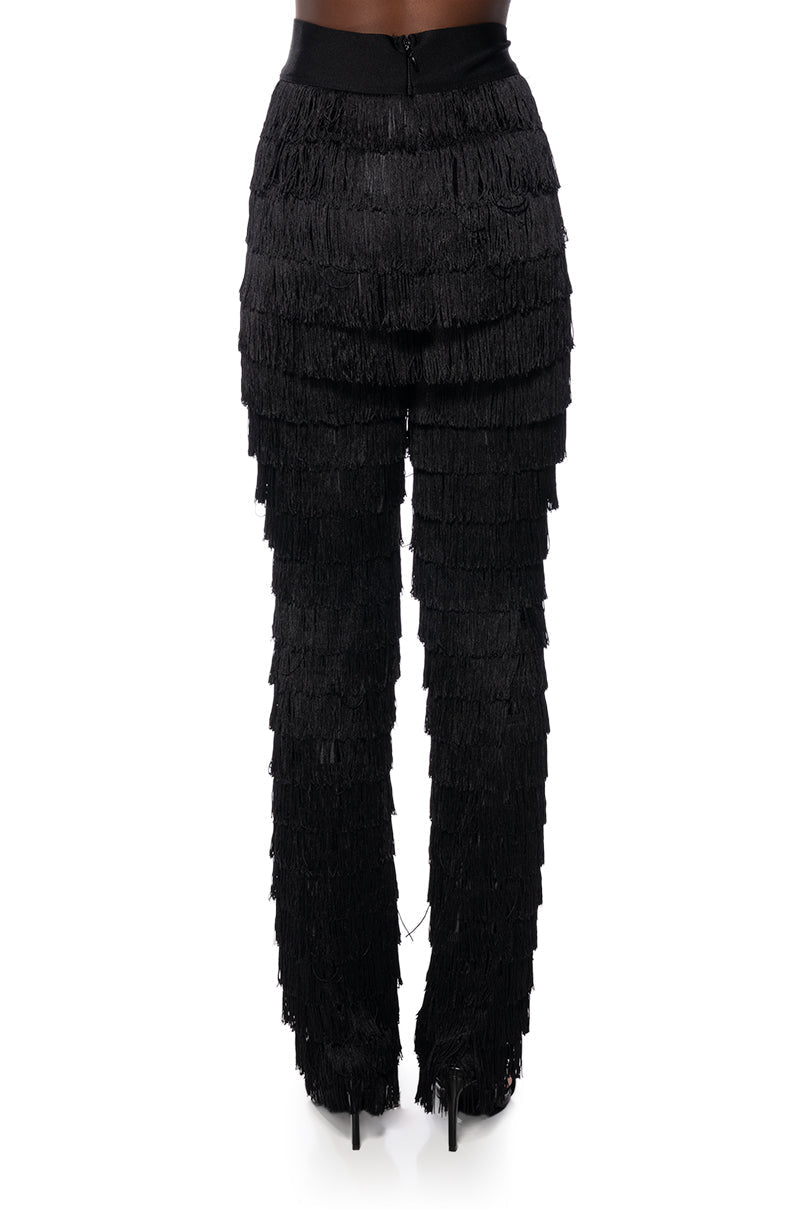 BEST EVER FRINGE WIDE LEG PANT