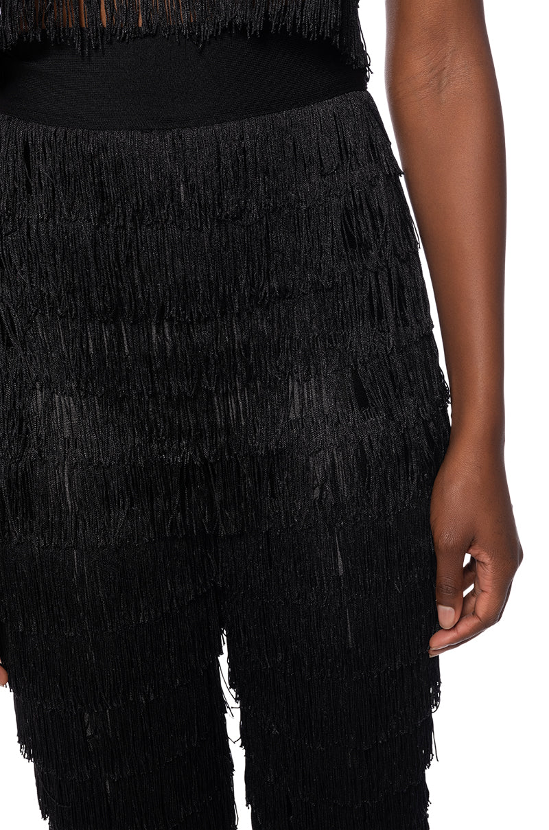 BEST EVER FRINGE WIDE LEG PANT