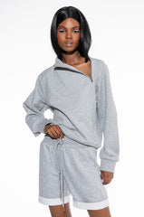 BEST I EVER HAD HALF ZIP SWEATSHIRT