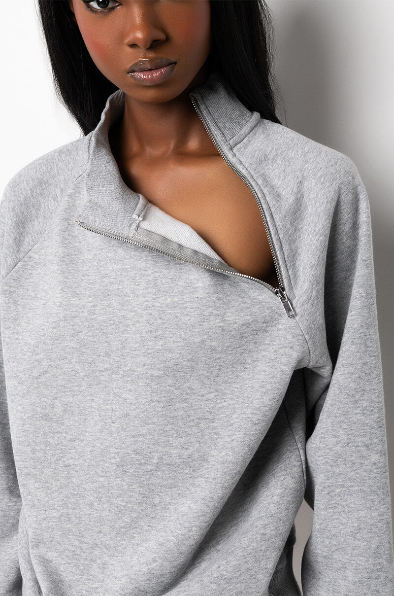 BEST I EVER HAD HALF ZIP SWEATSHIRT