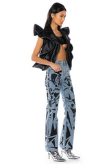 BETTER OFF PAINTED RELAXED FIT JEANS