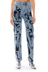 BETTER OFF PAINTED RELAXED FIT JEANS