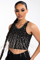 BIDI BIDI BOM BOM EMBELLISHED TANK
