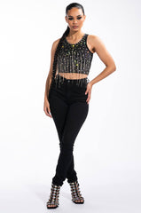 BIDI BIDI BOM BOM EMBELLISHED TANK