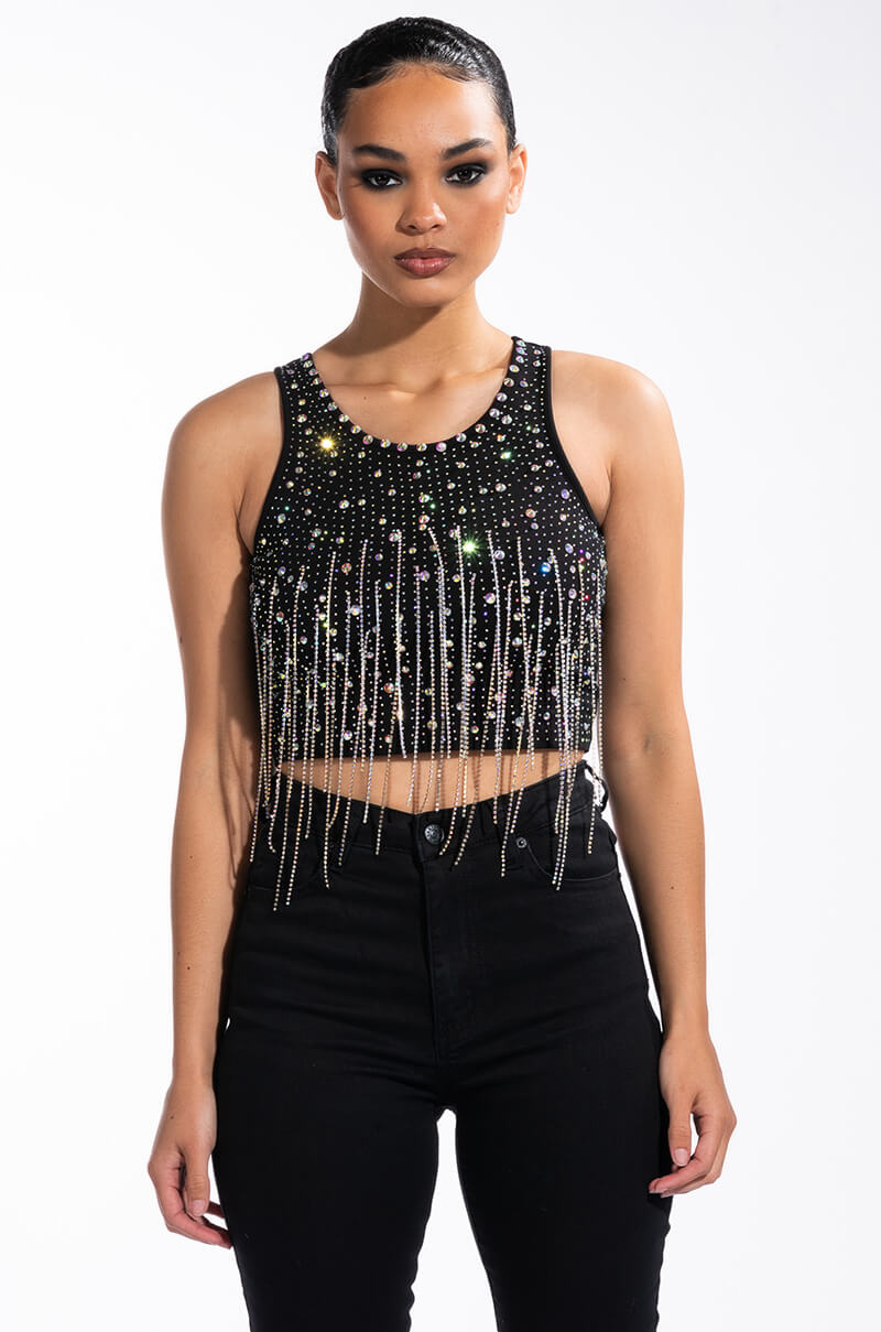 BIDI BIDI BOM BOM EMBELLISHED TANK