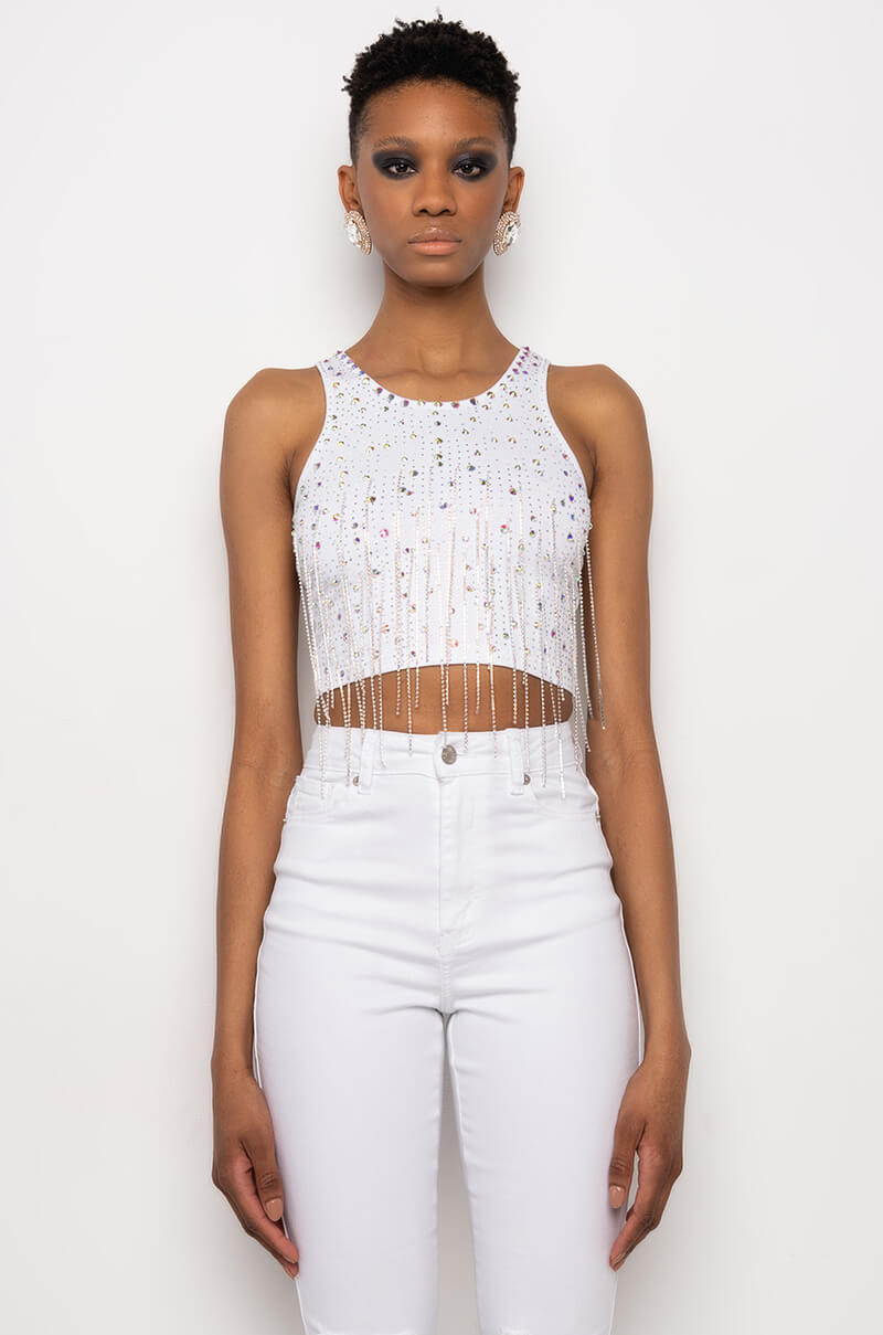 BIDI BIDI BOM BOM EMBELLISHED TANK