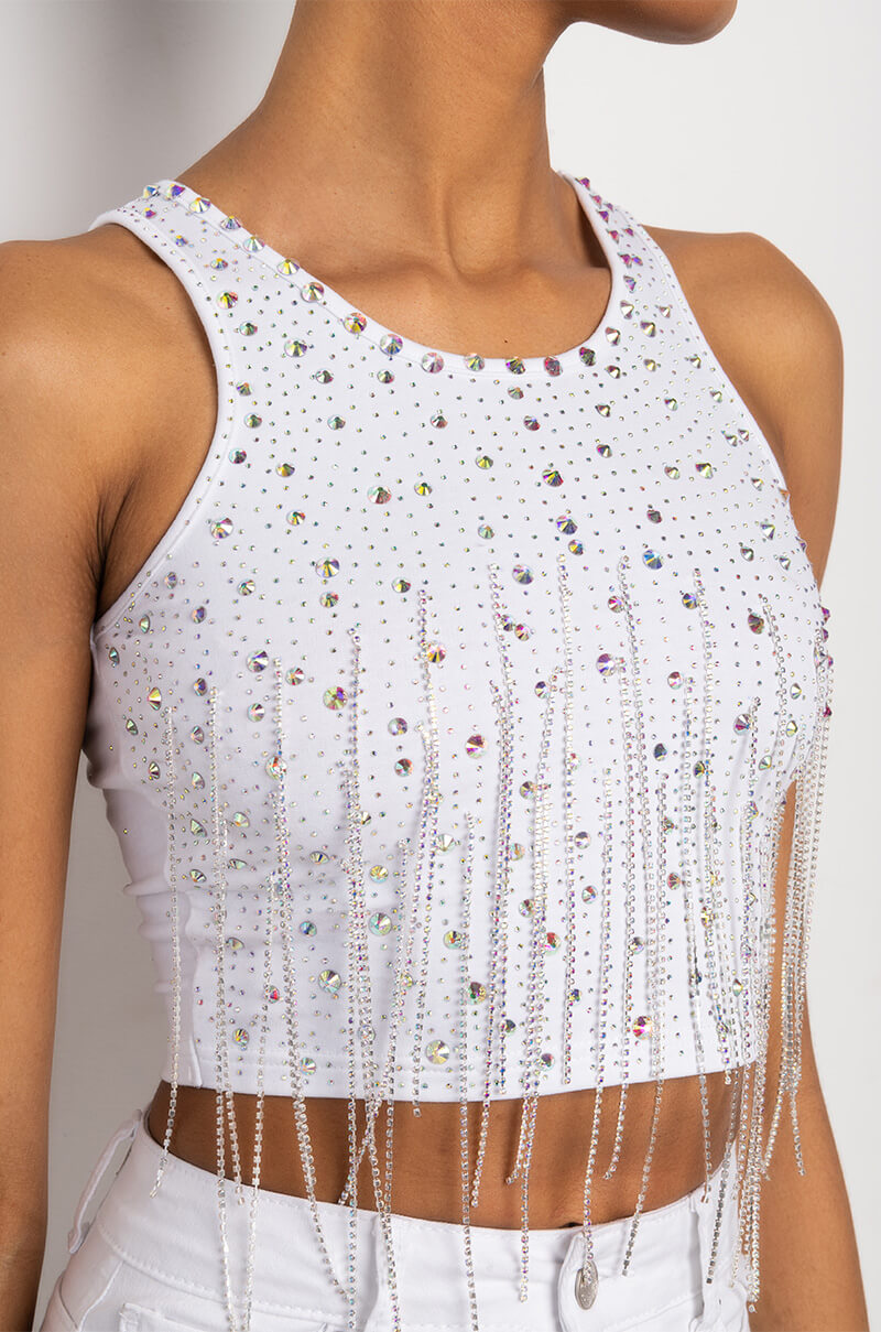 BIDI BIDI BOM BOM EMBELLISHED TANK