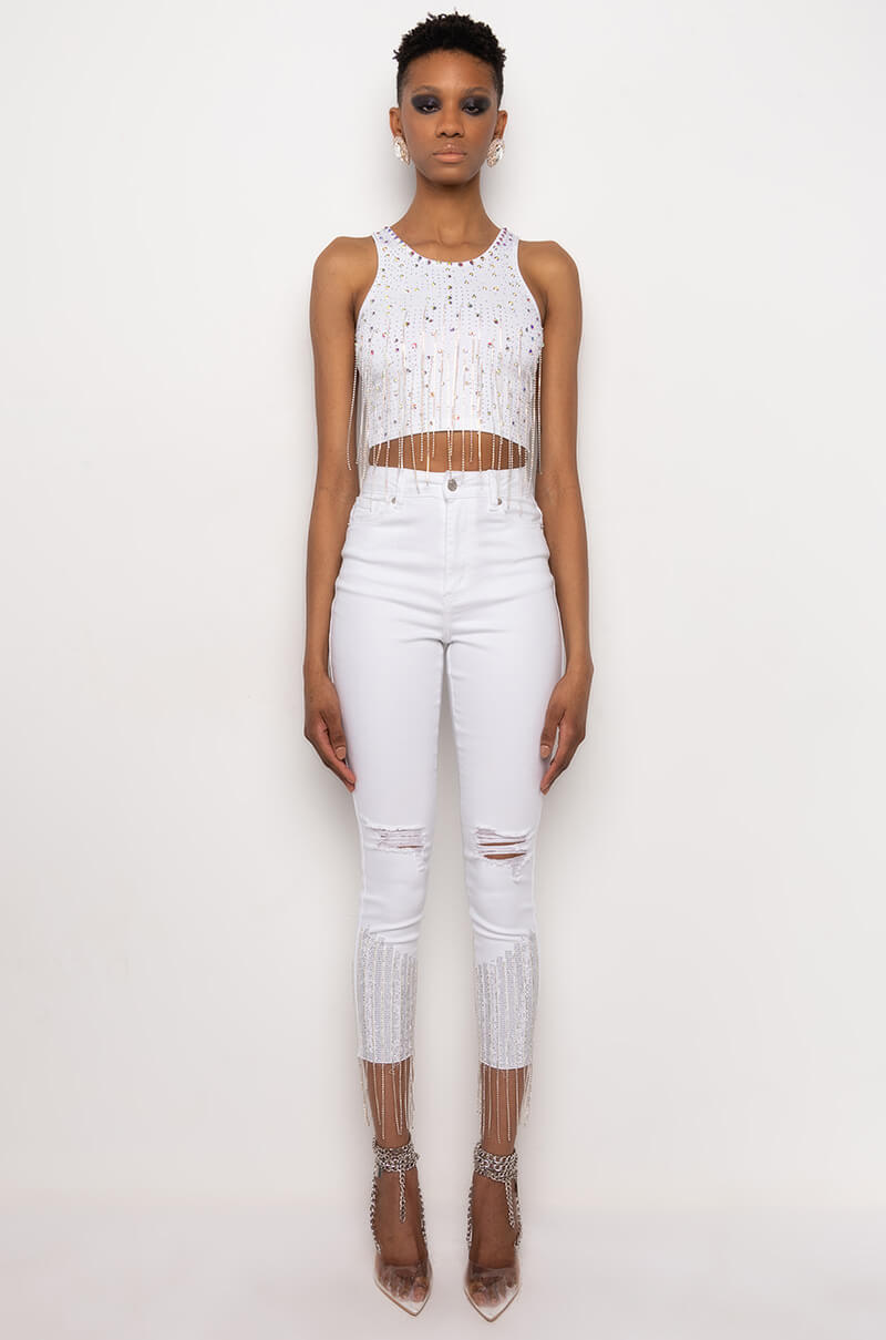 BIDI BIDI BOM BOM EMBELLISHED TANK