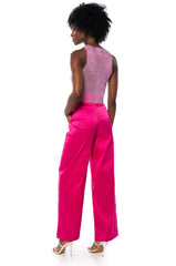 BIG BOOTY HIGH WAIST WIDE LEG TROUSER