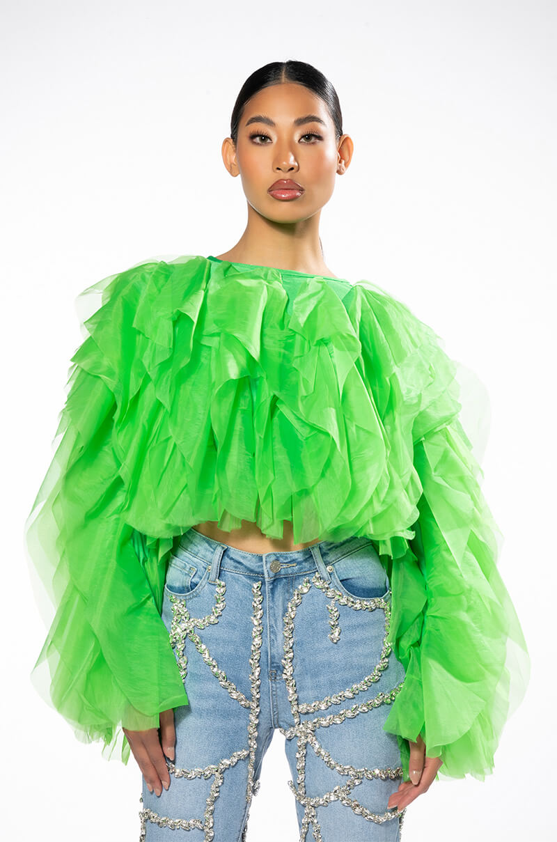 BIG MOMENT LONG SLEEVE BLOUSE