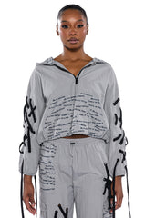 BLACK VILLAGE FOUNDATION LOGO LACE DETAIL SWEATSHIRT