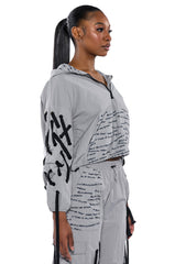 BLACK VILLAGE FOUNDATION LOGO LACE DETAIL SWEATSHIRT