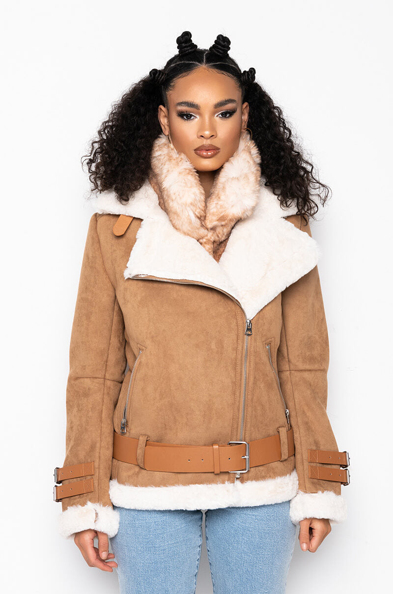 BLEECKER STREET SUEDE BOMBER JACKET
