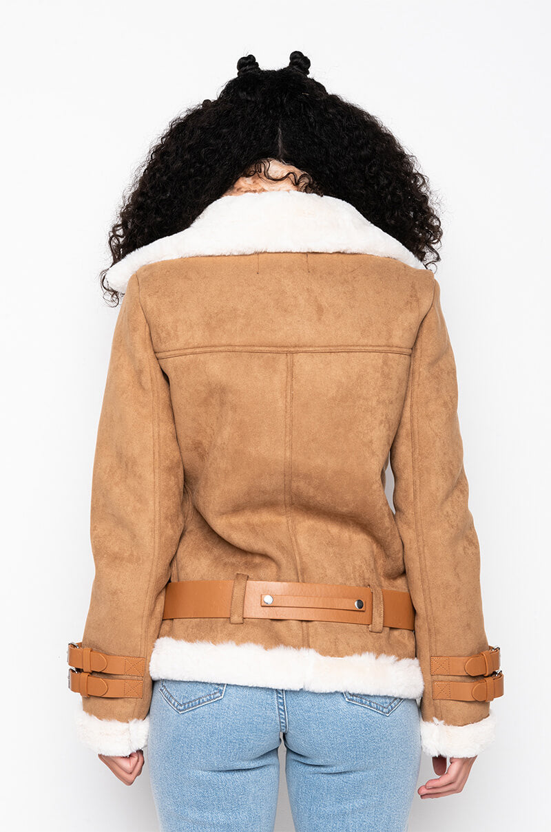 BLEECKER STREET SUEDE BOMBER JACKET