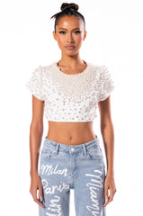 BLING IT ON EMBELLISHED T SHIRT